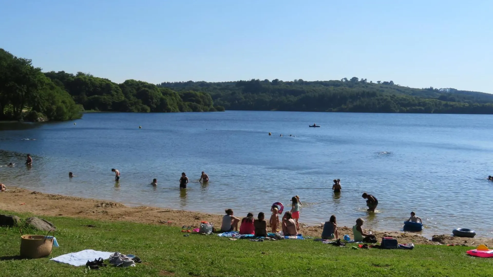 Camping Au Lac Du Drennec Glamping Tent Commana Campsite